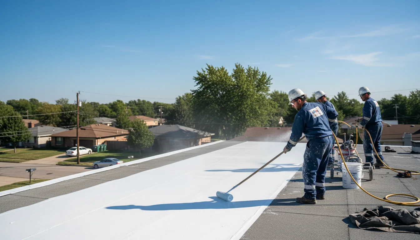 Commercial roof coating in Revere, MA near me